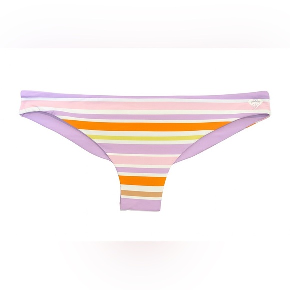 Roxy • NWT $75 Striped Bikini Bottom reversible - Picture 1 of 6